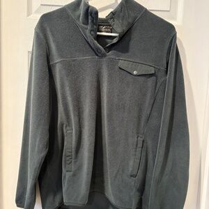 Forest Green Quarter Button Fleece